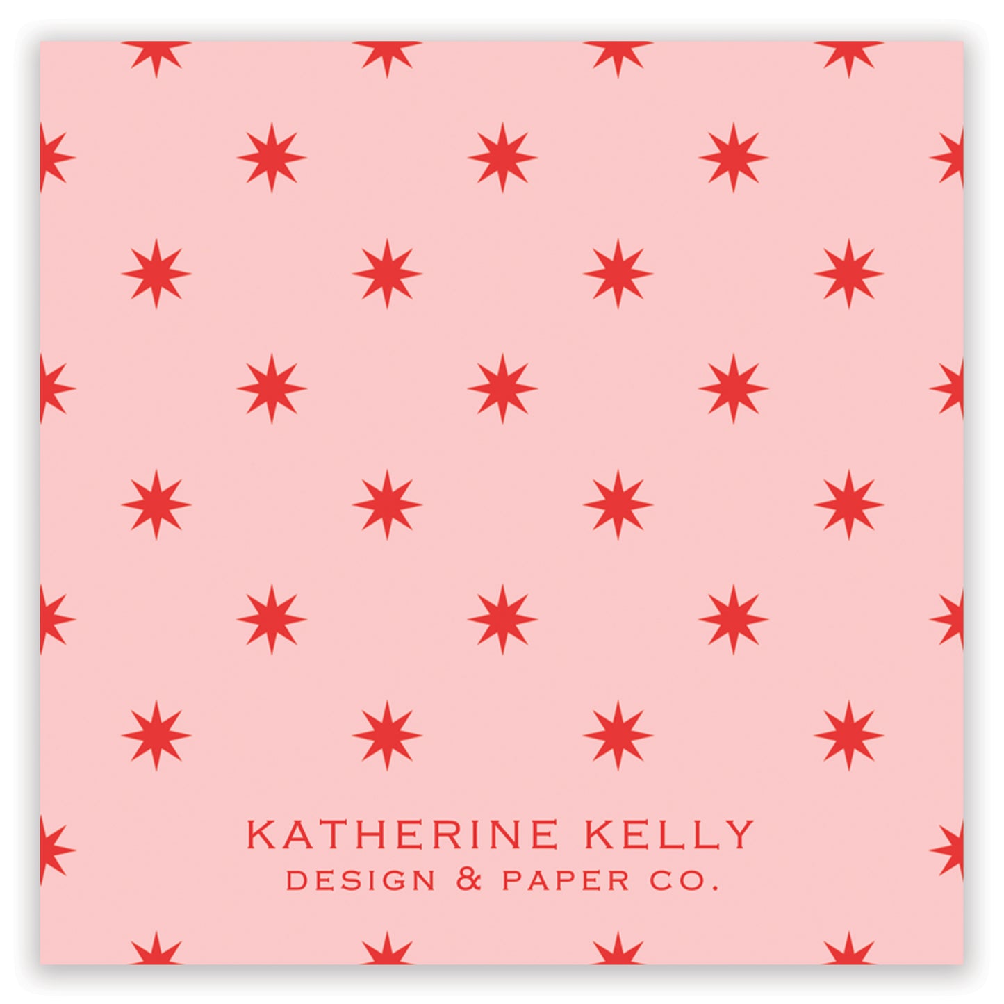 red squiggle enclosure card