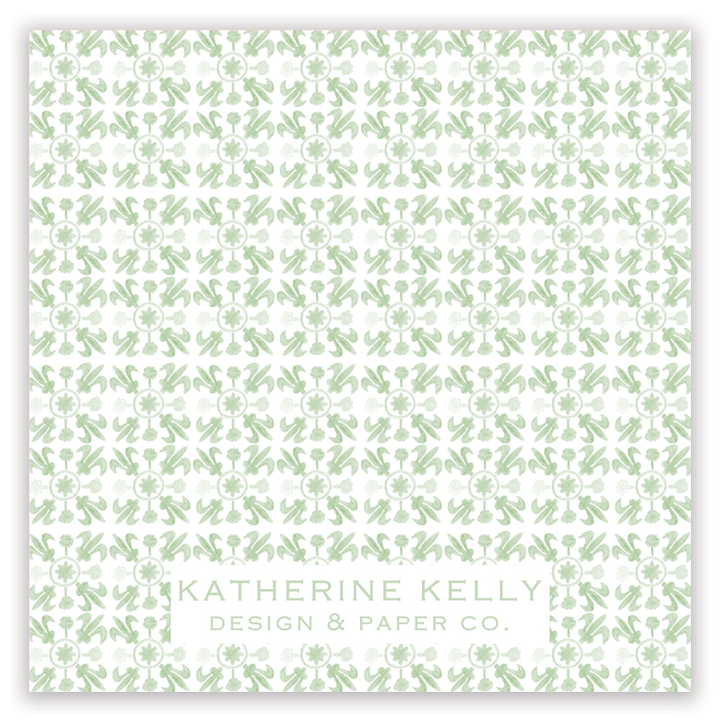 tuscan tile sage enclosure card