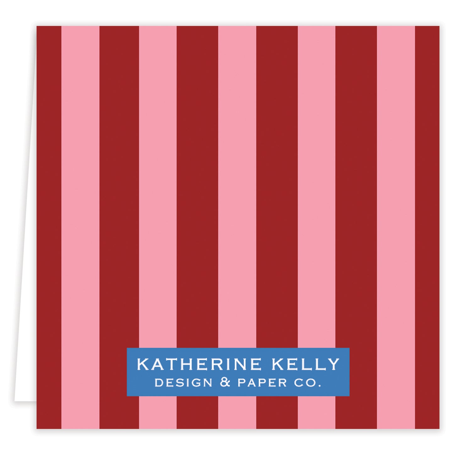 burgundy doodly-doo folded note set with envelopes