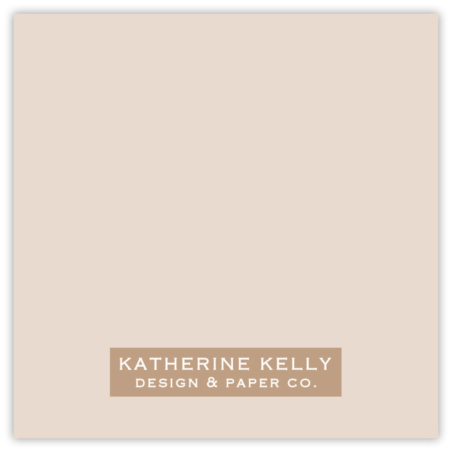 taupe trick or treat halloween card