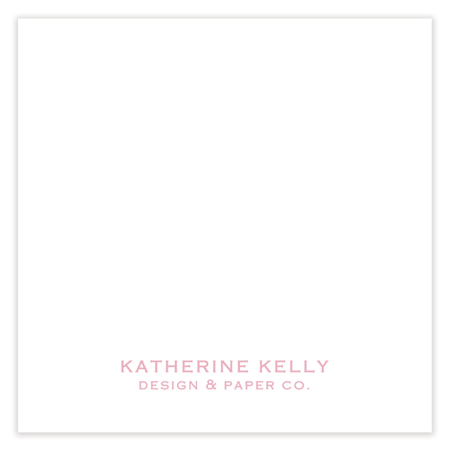 a gift for you pink-ish enclosure card