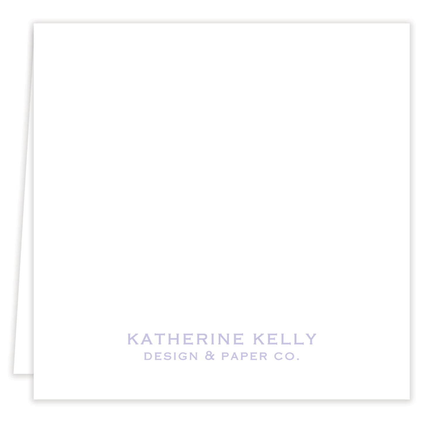 lilac party hat folded note set with envelopes