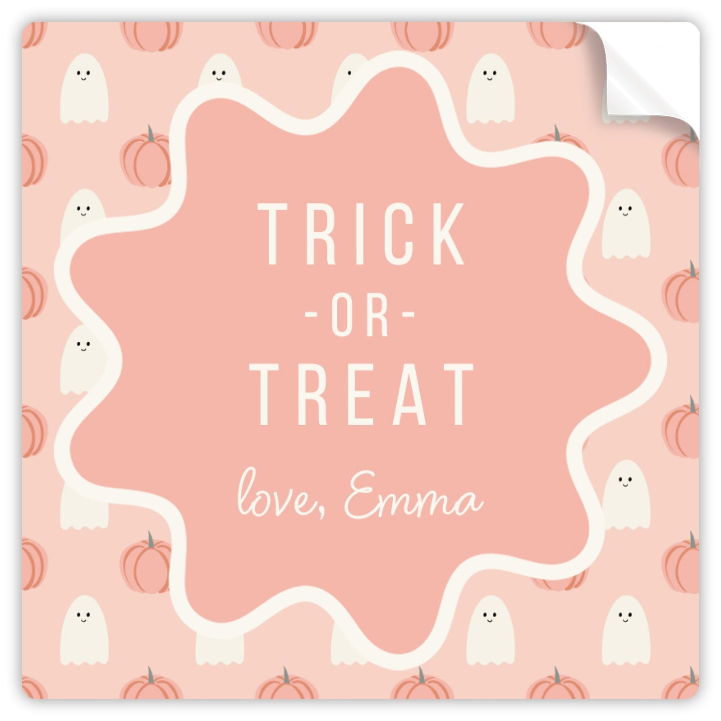 sweet pumpkin halloween sticker