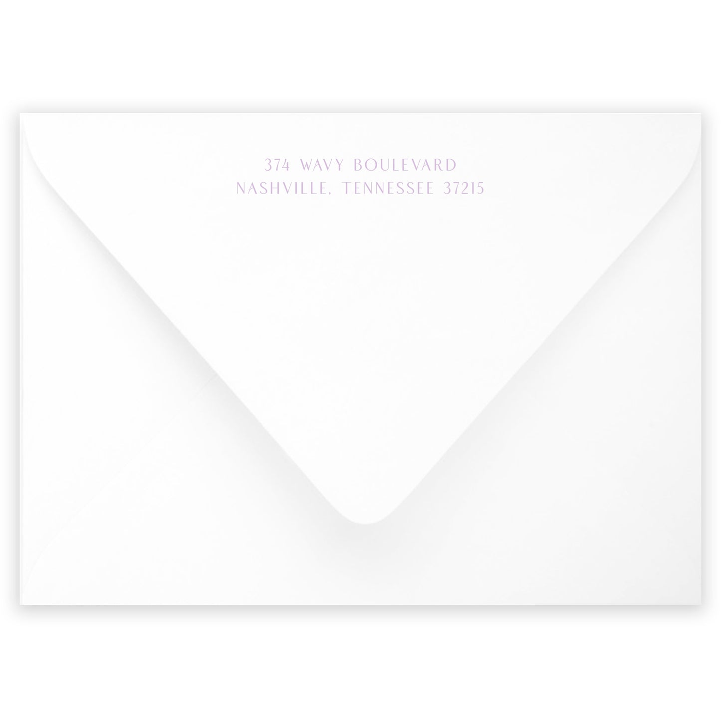 lavender wave notecard