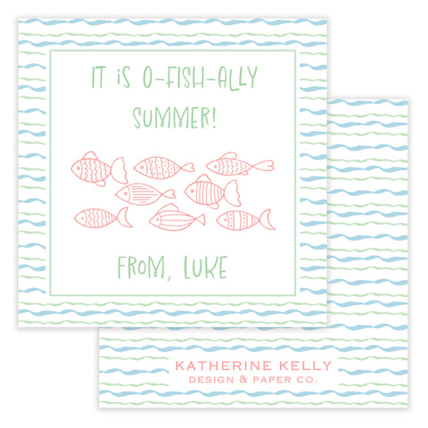 o-fish-ally summer enclosure card