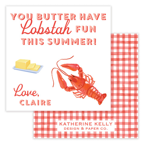 lobstah fun enclosure card