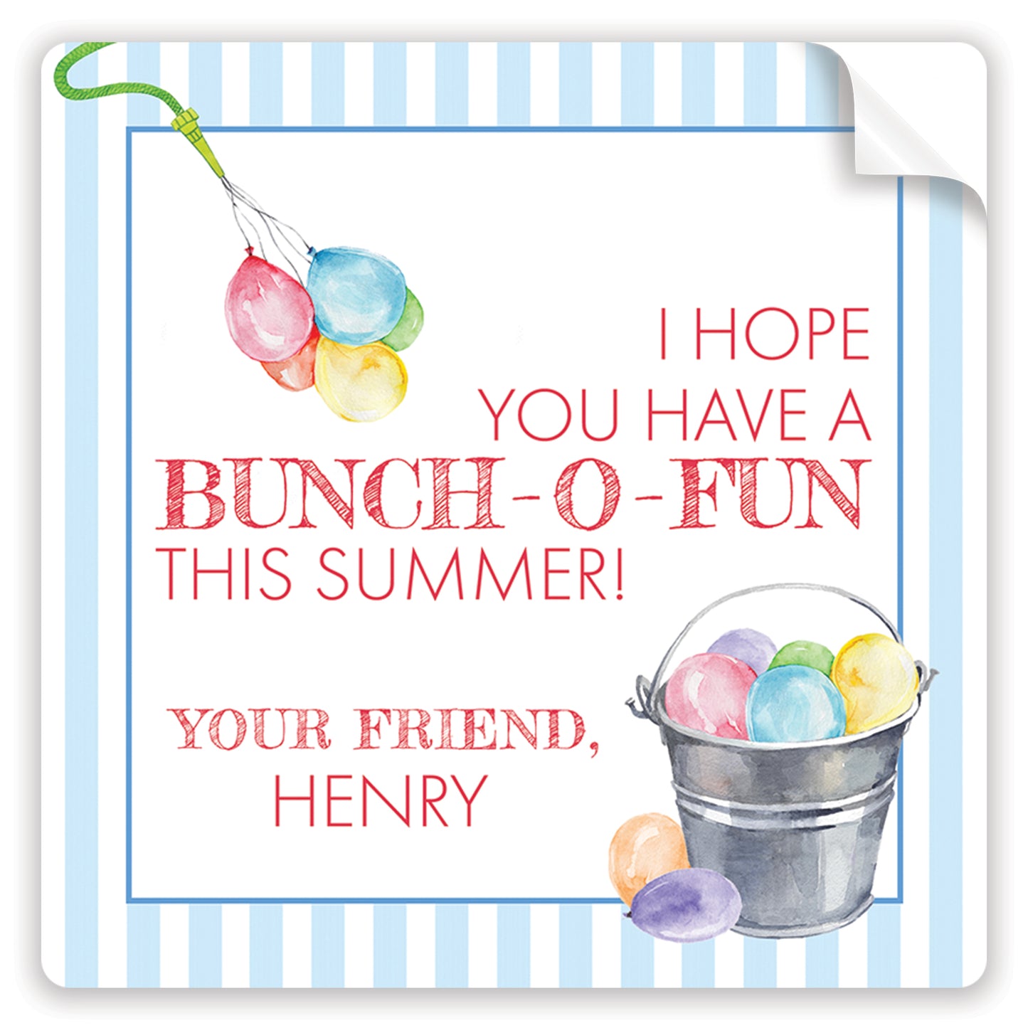 blue bunch-o-fun stickers