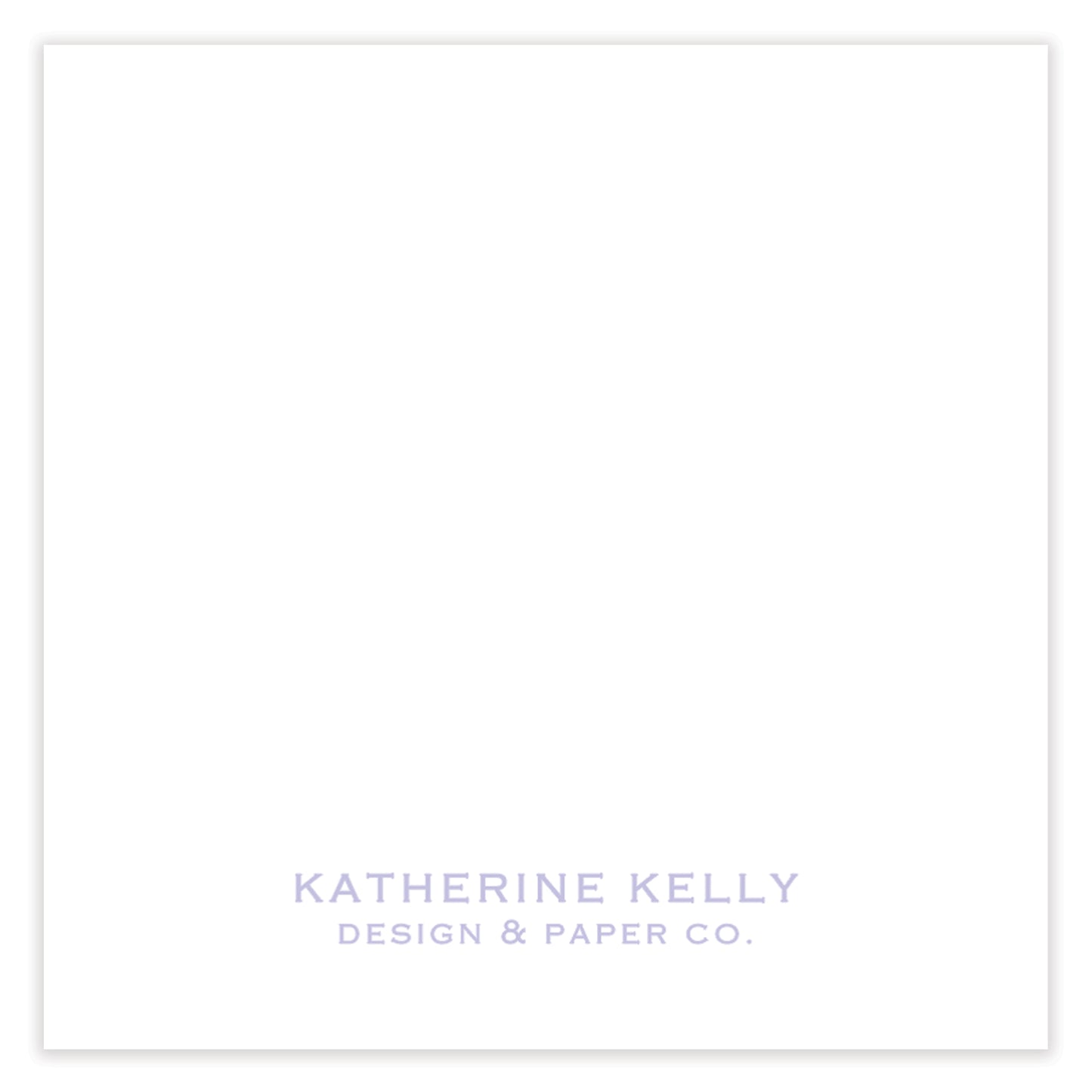 lilac party hat enclosure card