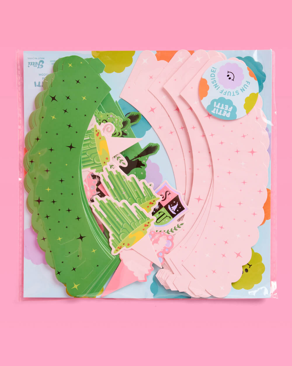 Emerald City Cupcake Set - 24 sets of liners + toppers