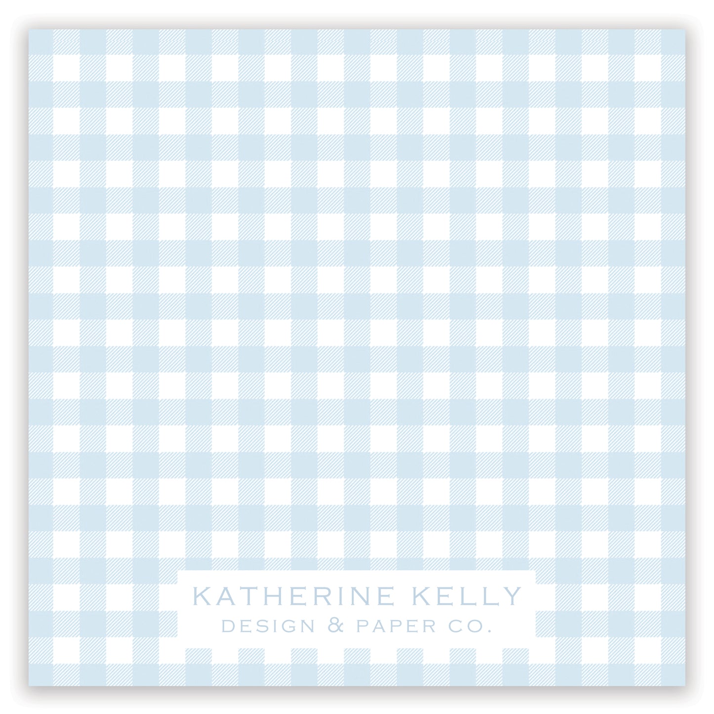 blue golf enclosure card