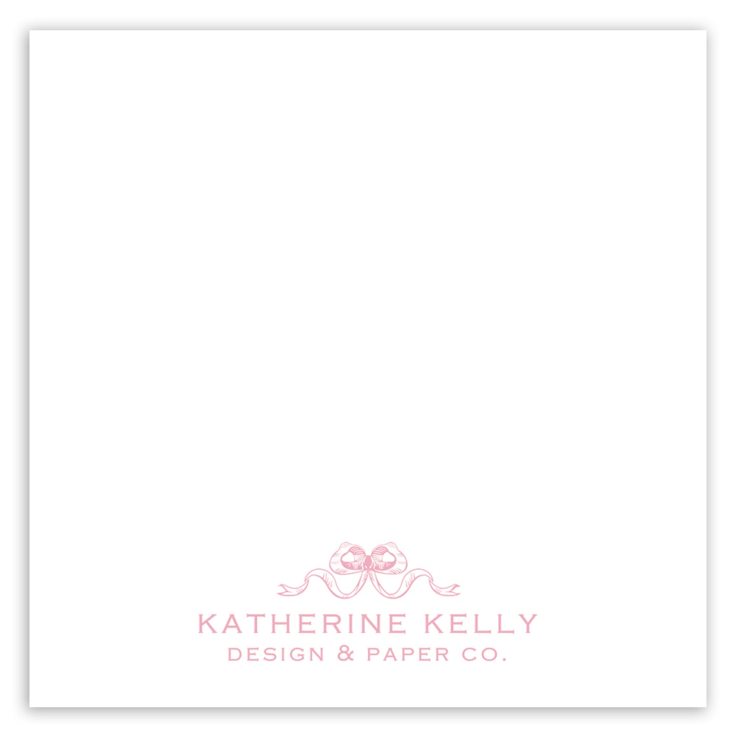 double bow enclosure card