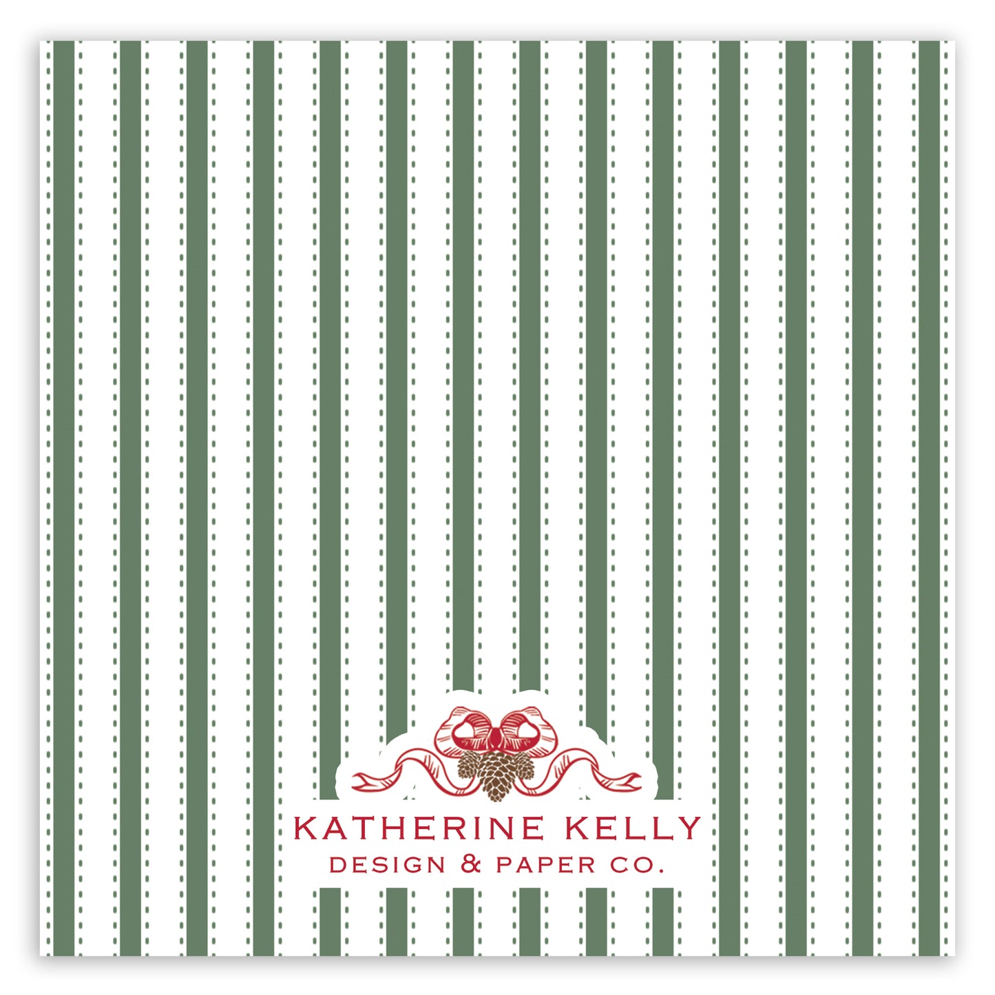 holiday hemstitch enclosure card