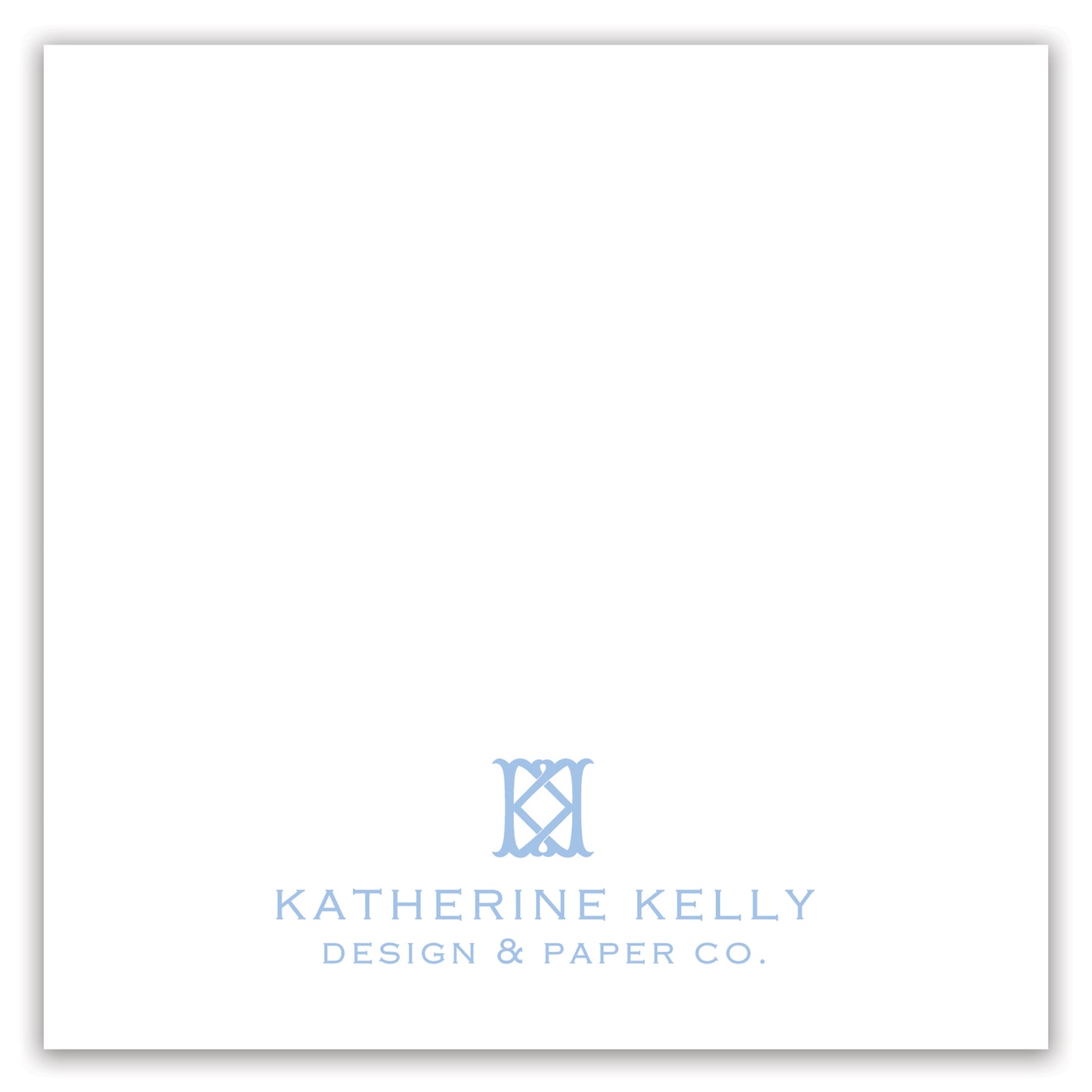 blue party animal party favor card