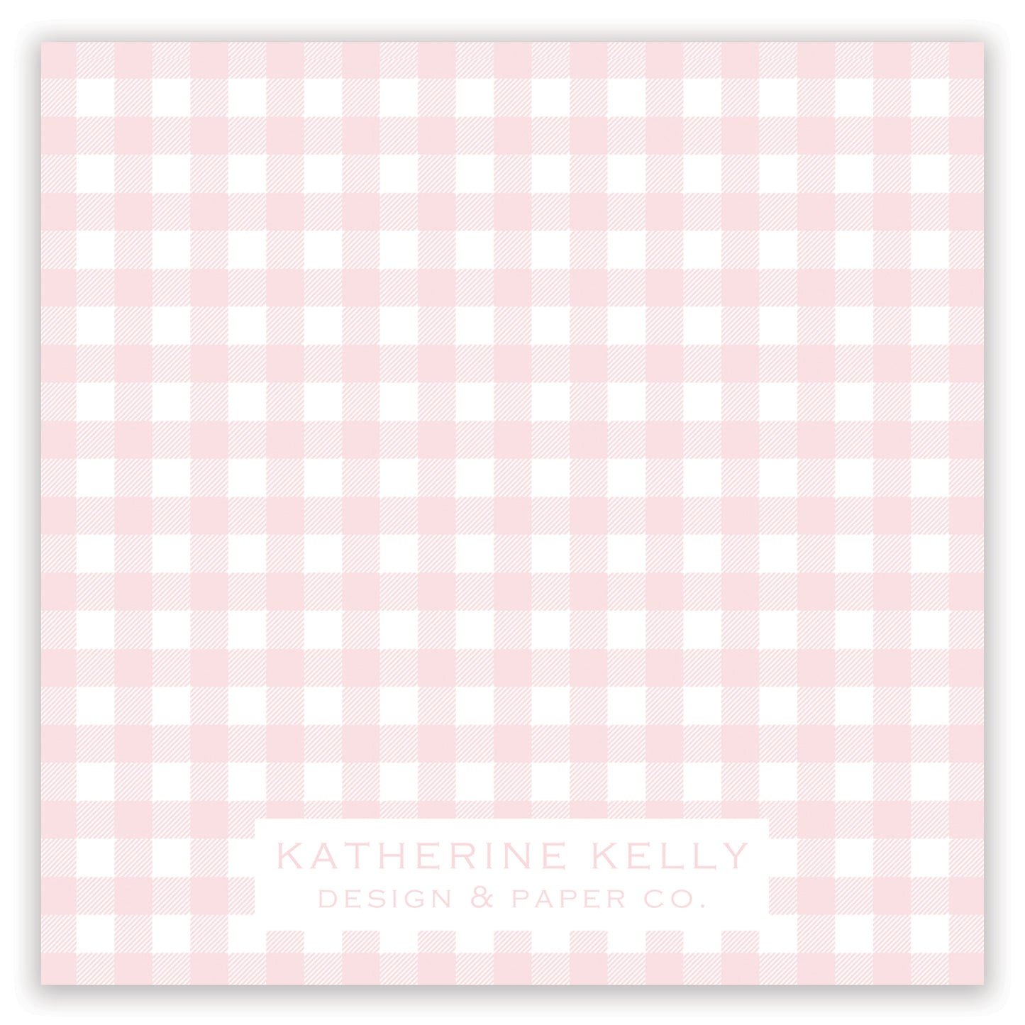 pink golf enclosure card