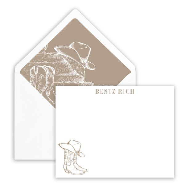 cowboy notecard