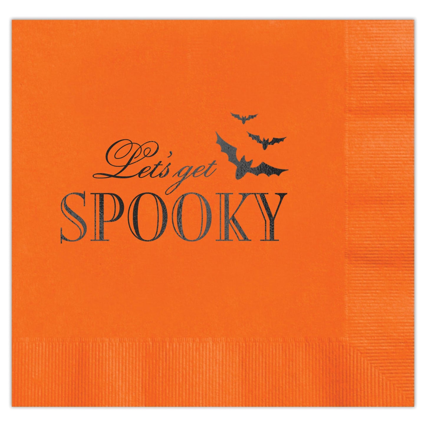 let's get spooky napkins