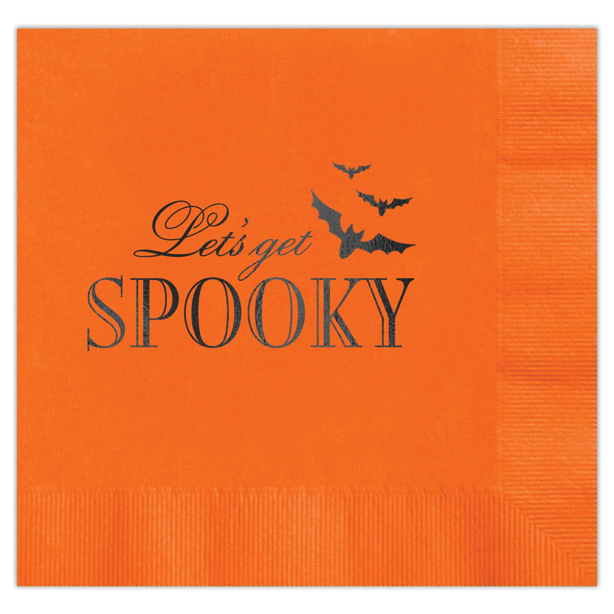 let's get spooky napkins