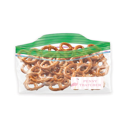 flamingo vinyl school labels