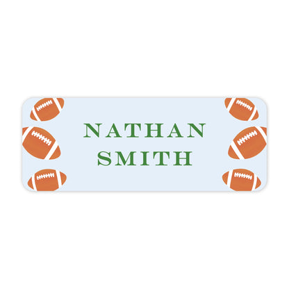 football vinyl school labels