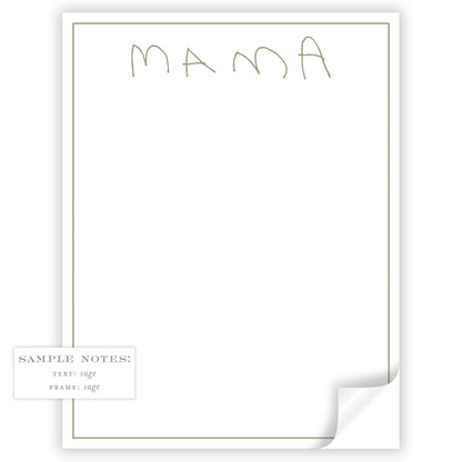 little hands thin frame notepad