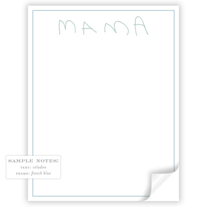 little hands thin frame notepad