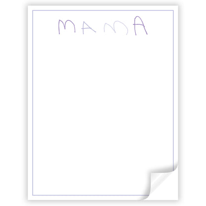 little hands thin frame notepad