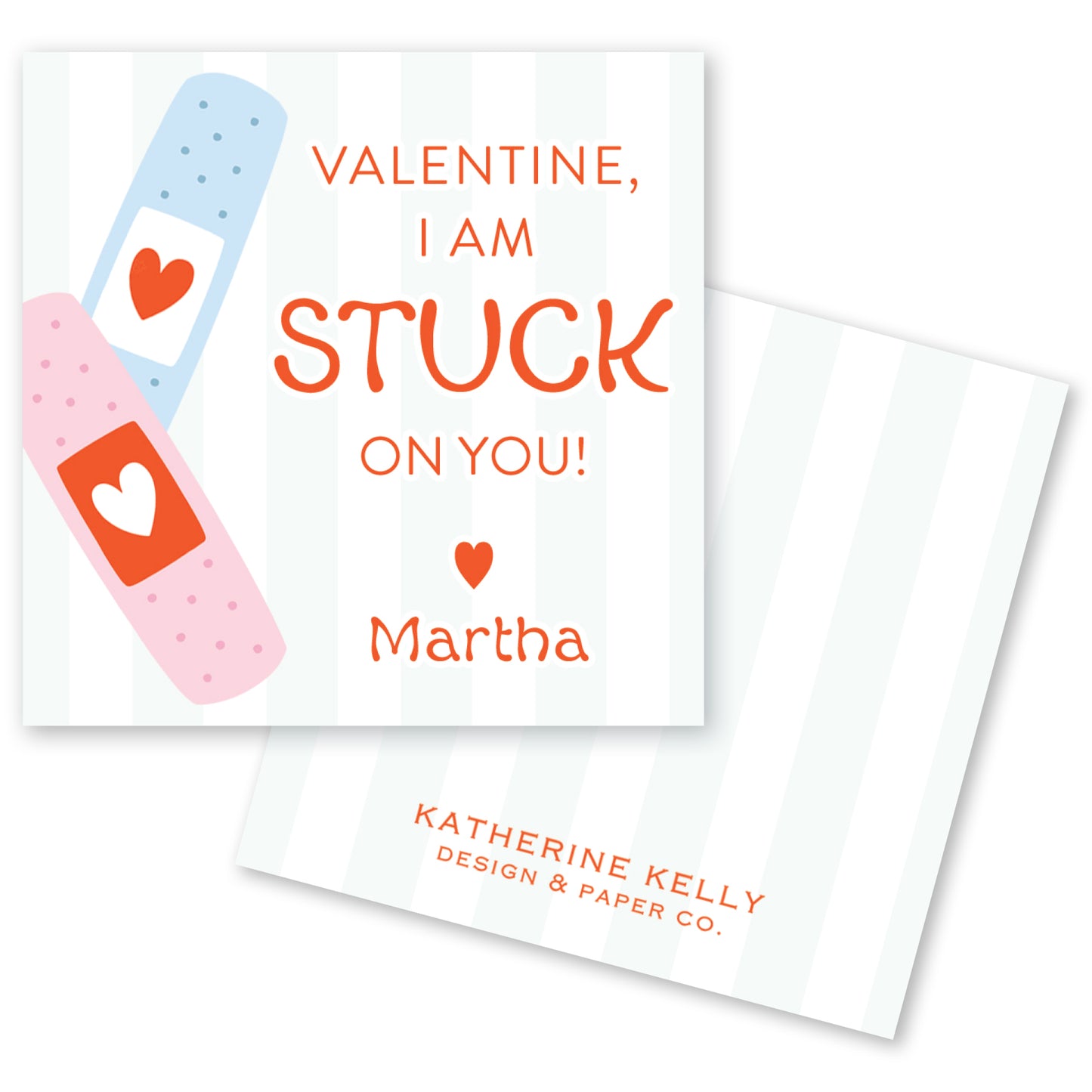 The image is a Valentine's Day card with a playful and humorous message.