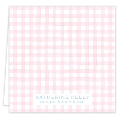 pink make a wish folded note set with envelopes