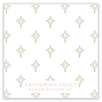 pink nativity enclosure card