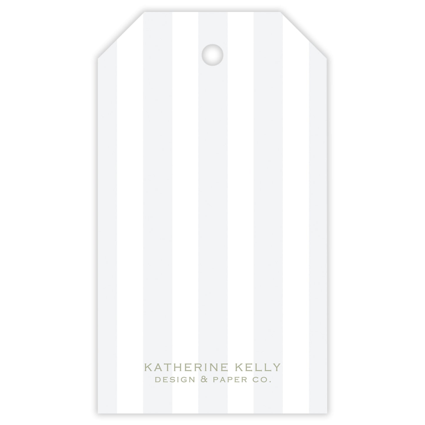 blue trellis party favor tag