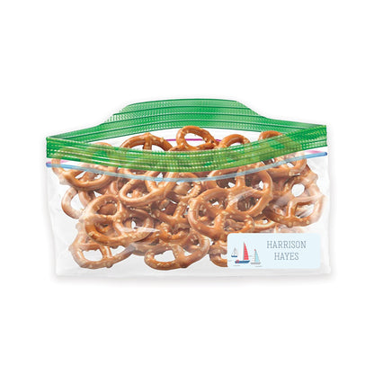 sail boat vinyl school labels