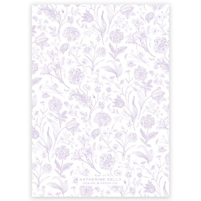 lavender fields party invitation