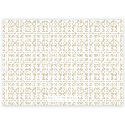 beige landscape tuscan tile holiday card