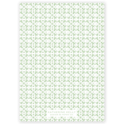 sage tuscan tile holiday card