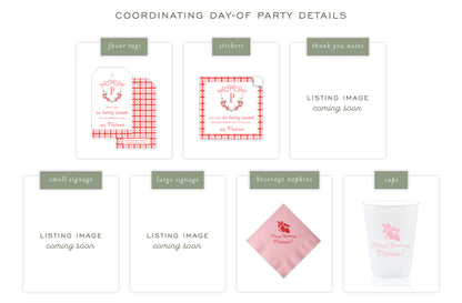 berry sweet party invitation