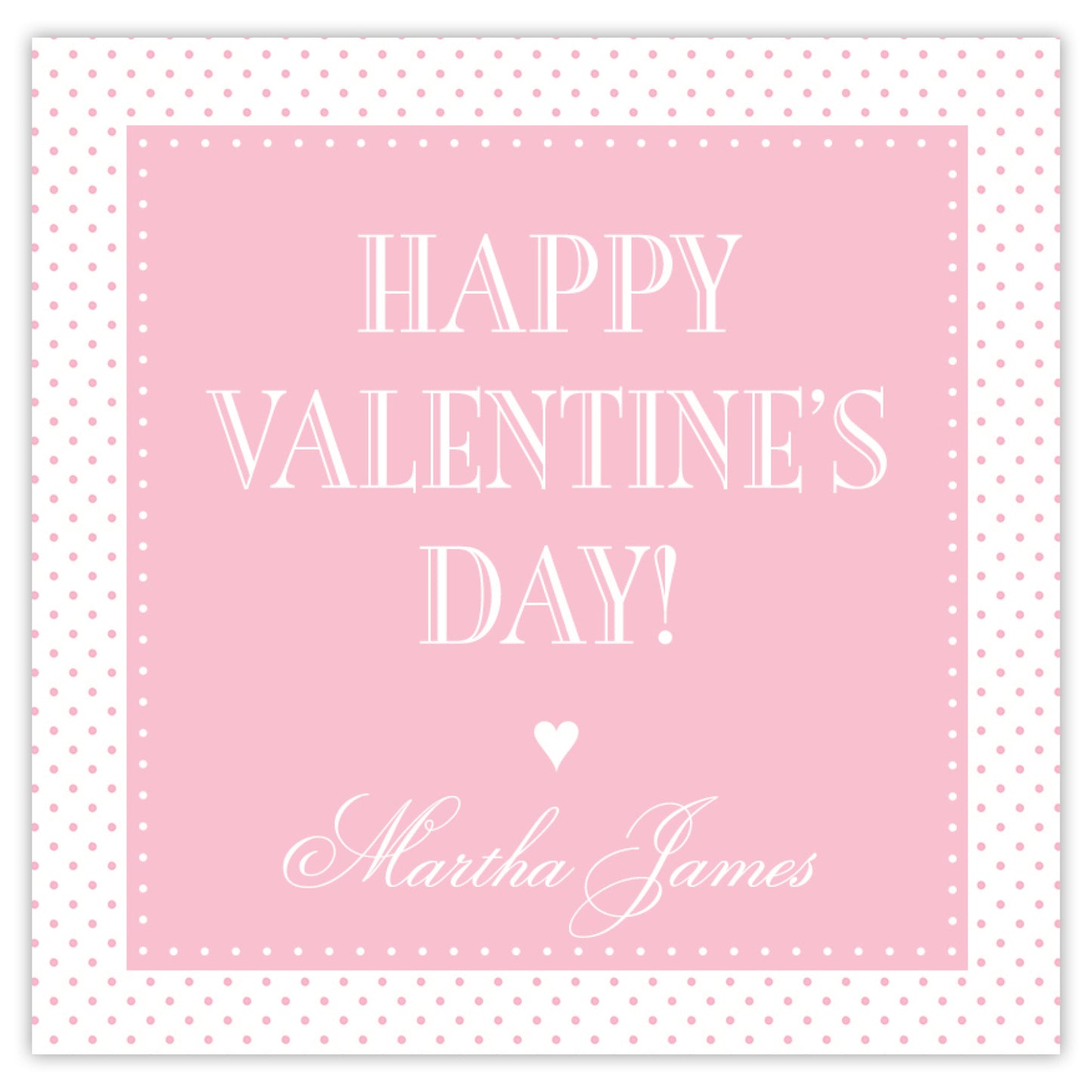 pink dots valentine
