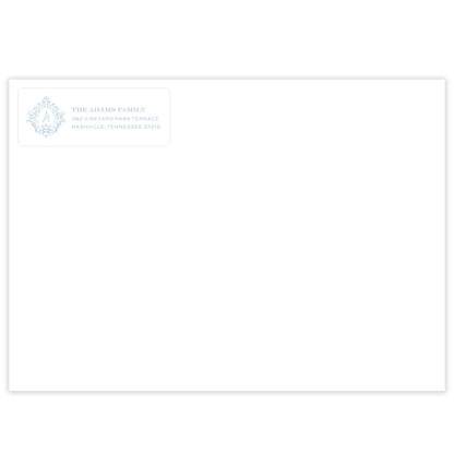 holiday vine return address labels