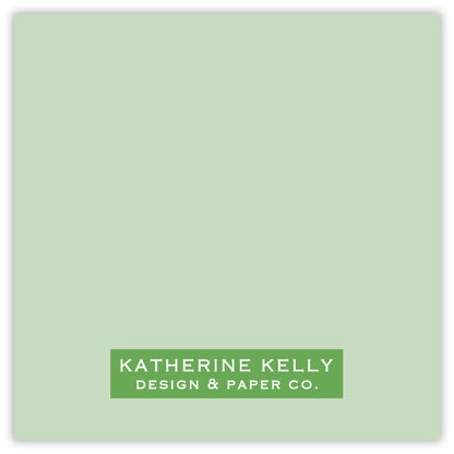 green trick or treat halloween card