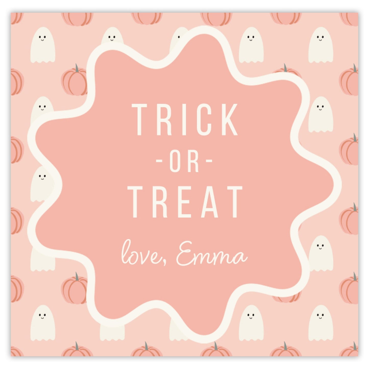 sweet pumpkin halloween card