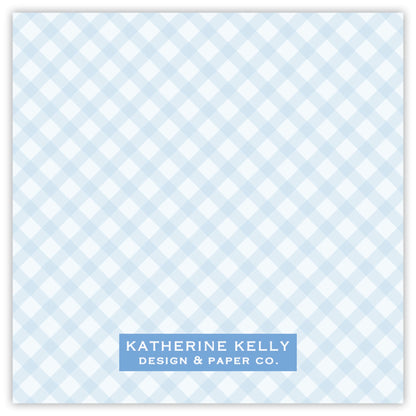 blue pumpkin pail halloween card