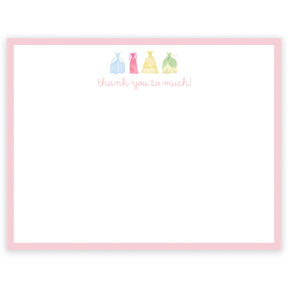 princess dresses thank you note