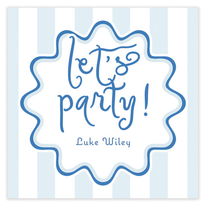 blue doodly-doo enclosure card