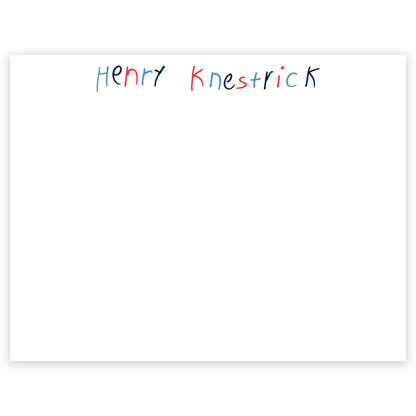 little hands notecard