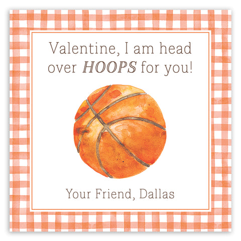 basketball valentine printable