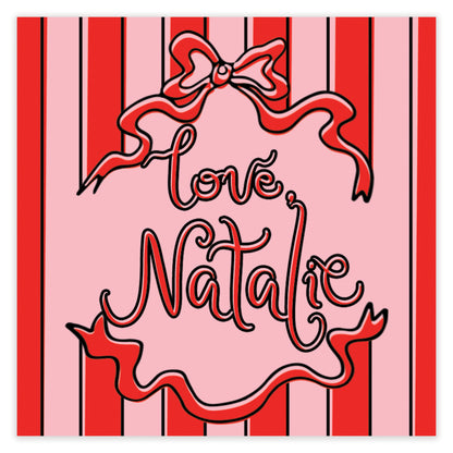 outlined doodly-doo enclosure card