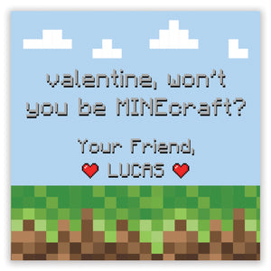 minecraft valentine printable