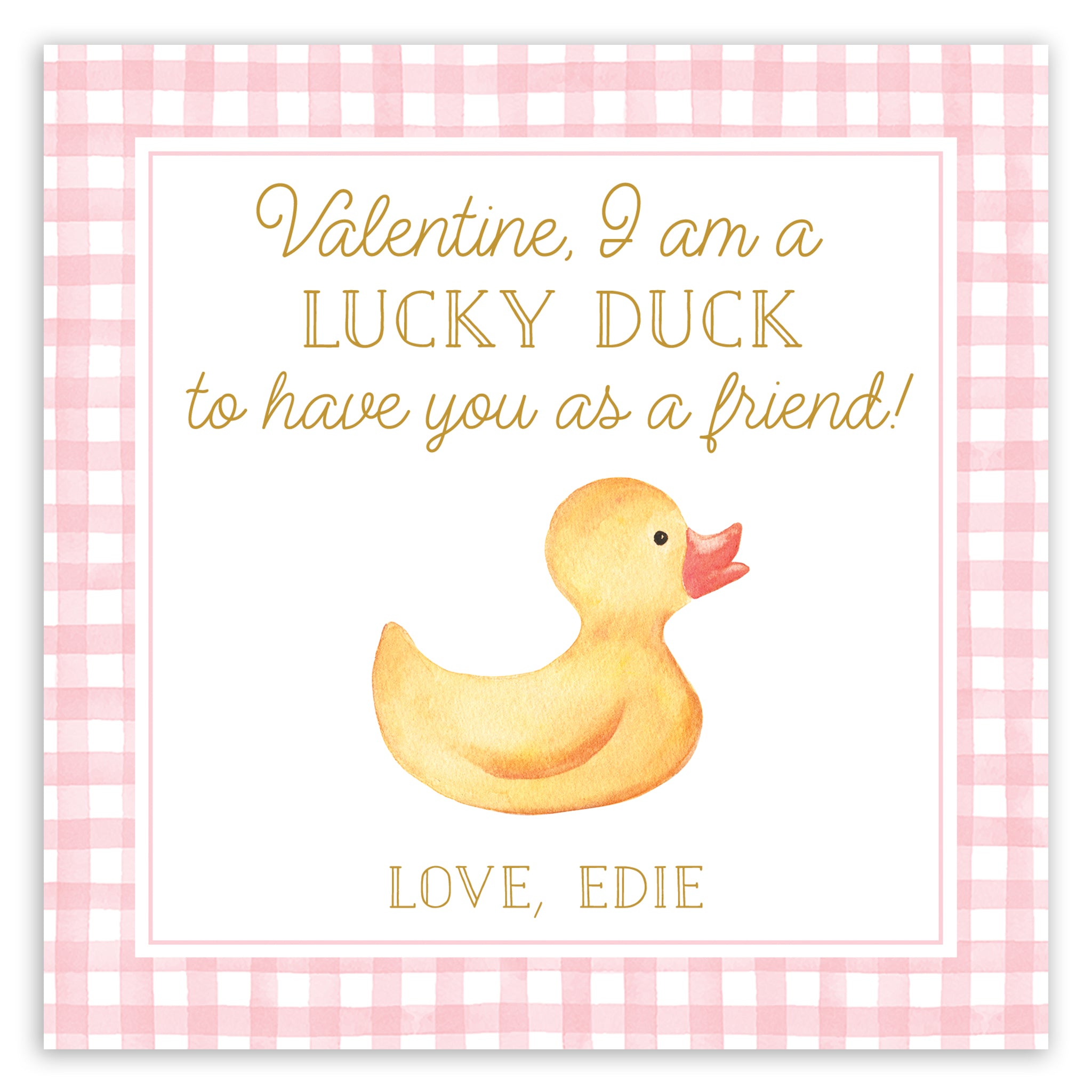 pink rubber ducky valentine printable