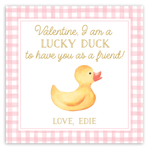 pink rubber ducky valentine printable
