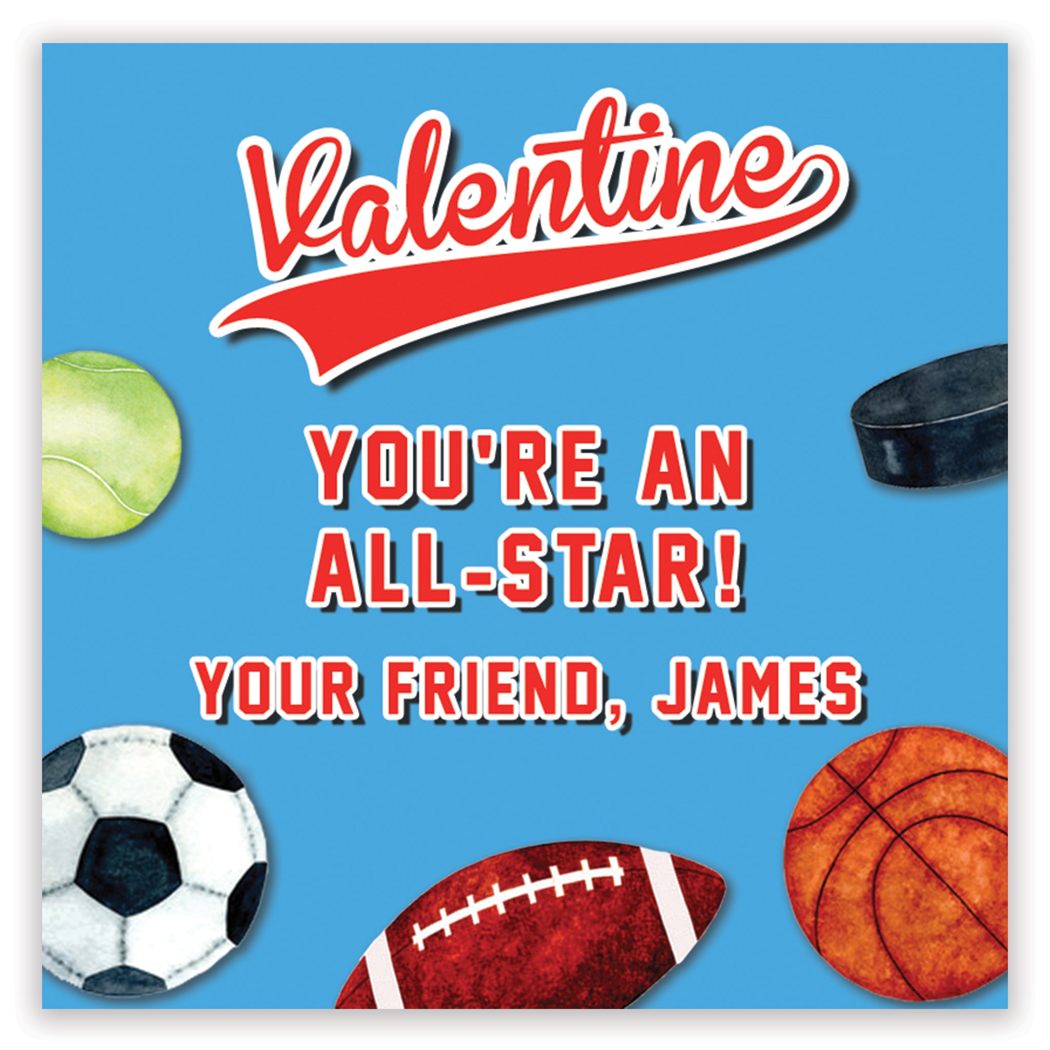 all star sports valentine printable