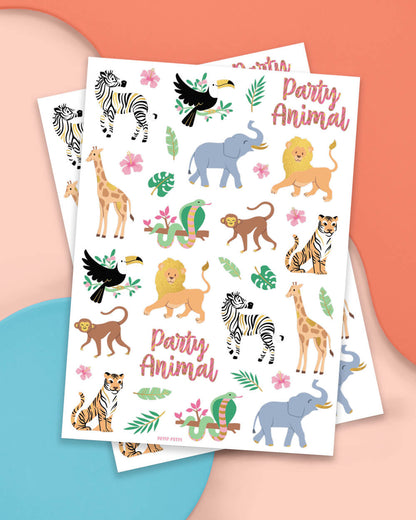 Pretty Wild Tats - 36 foil temporary tattoos